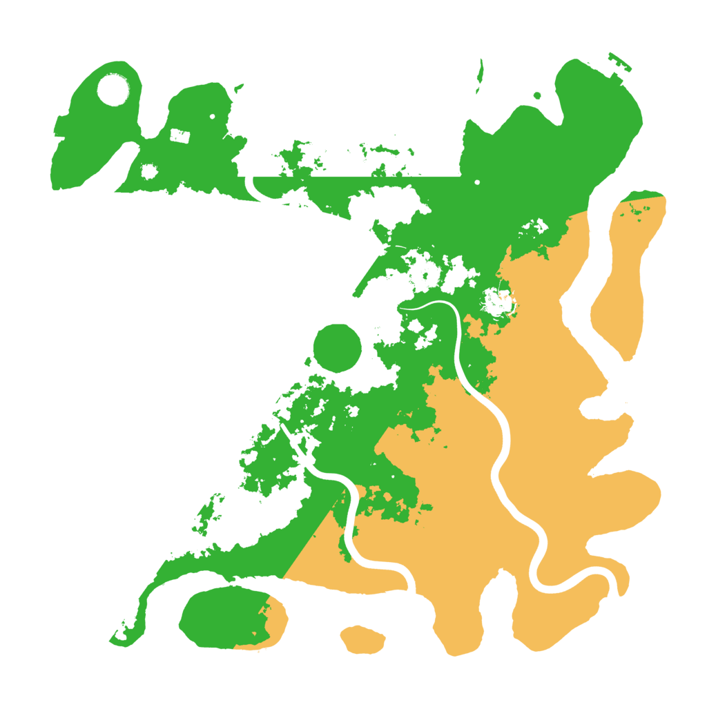 Biome Rust Map: Procedural Map, Size: 3900, Seed: 98536901