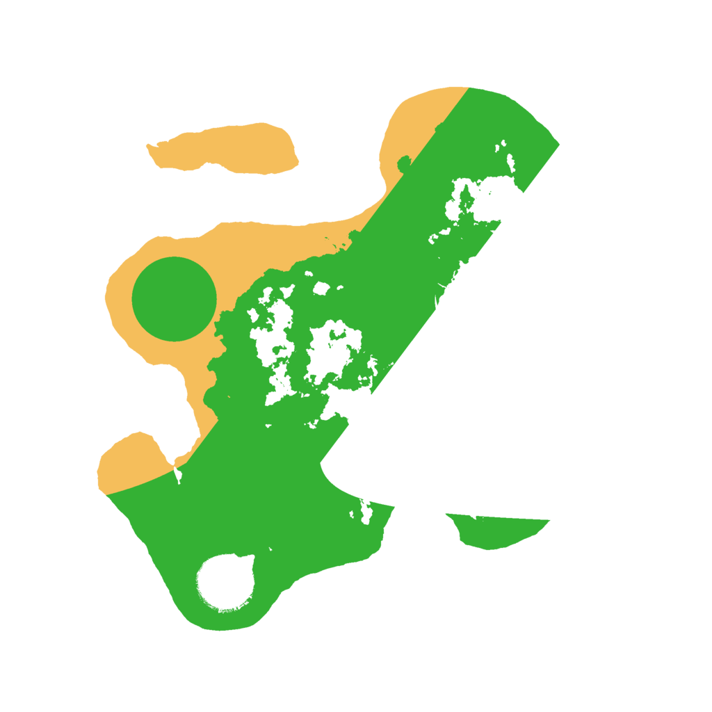 Biome Rust Map: Barren, Size: 2222, Seed: 2222