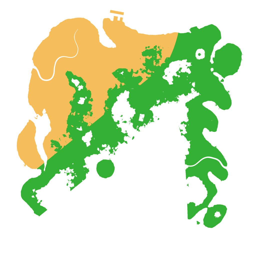 Biome Rust Map: Procedural Map, Size: 3750, Seed: 79149107