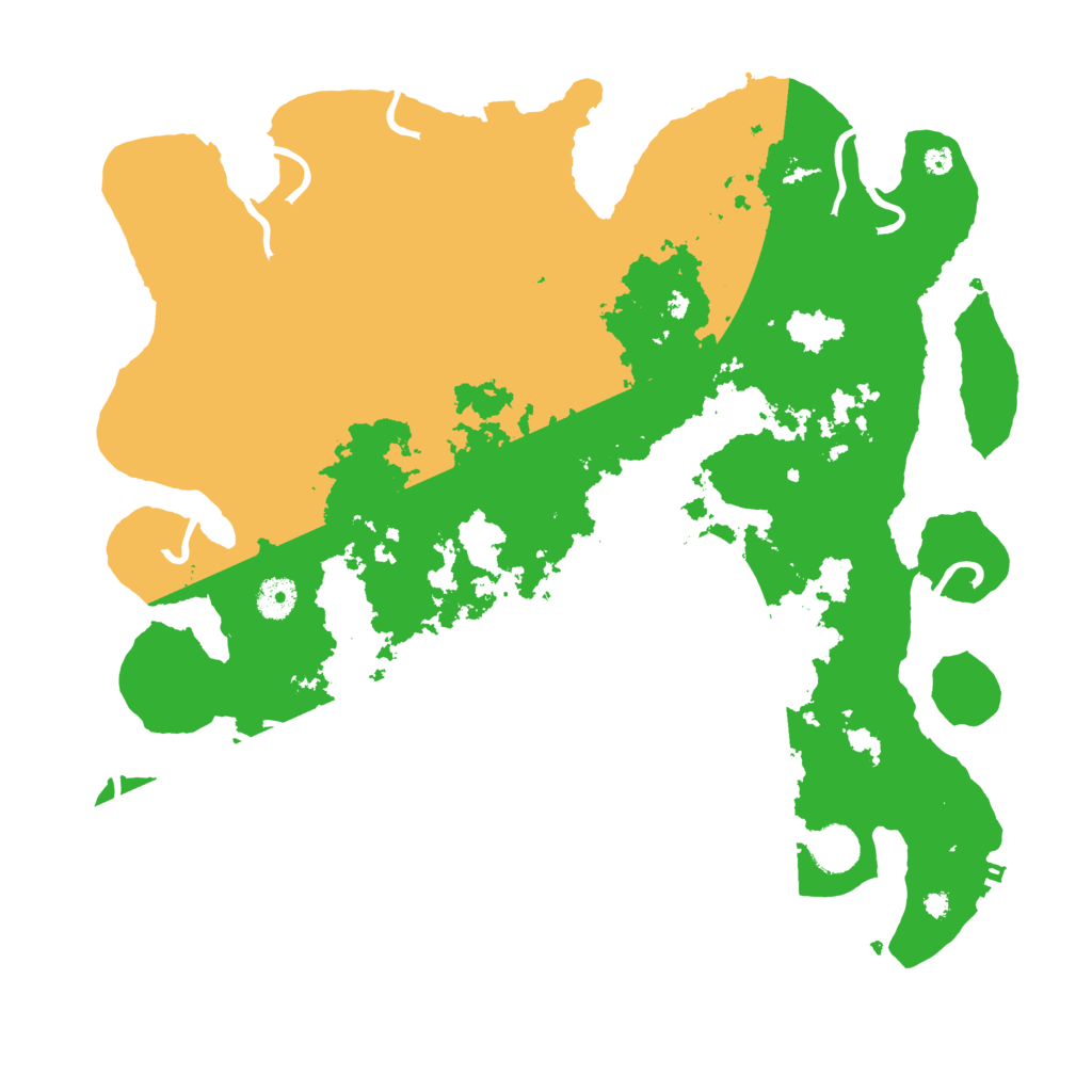 Biome Rust Map: Procedural Map, Size: 4000, Seed: 12487
