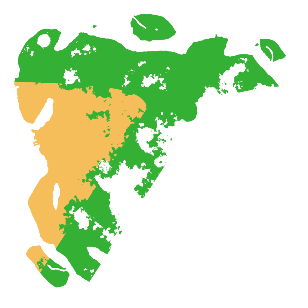 Biome Rust Map: Procedural Map, Size: 4300, Seed: 18691801