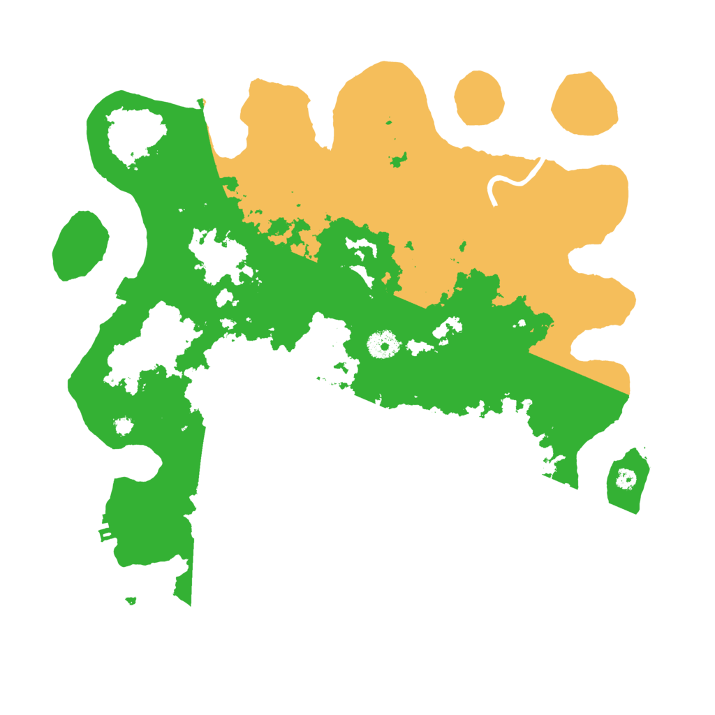 Biome Rust Map: Procedural Map, Size: 3600, Seed: 39322622