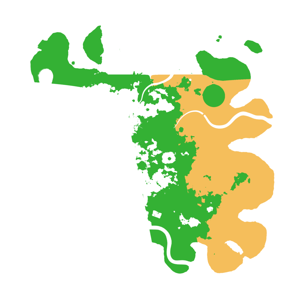Biome Rust Map: Procedural Map, Size: 3550, Seed: 49388392