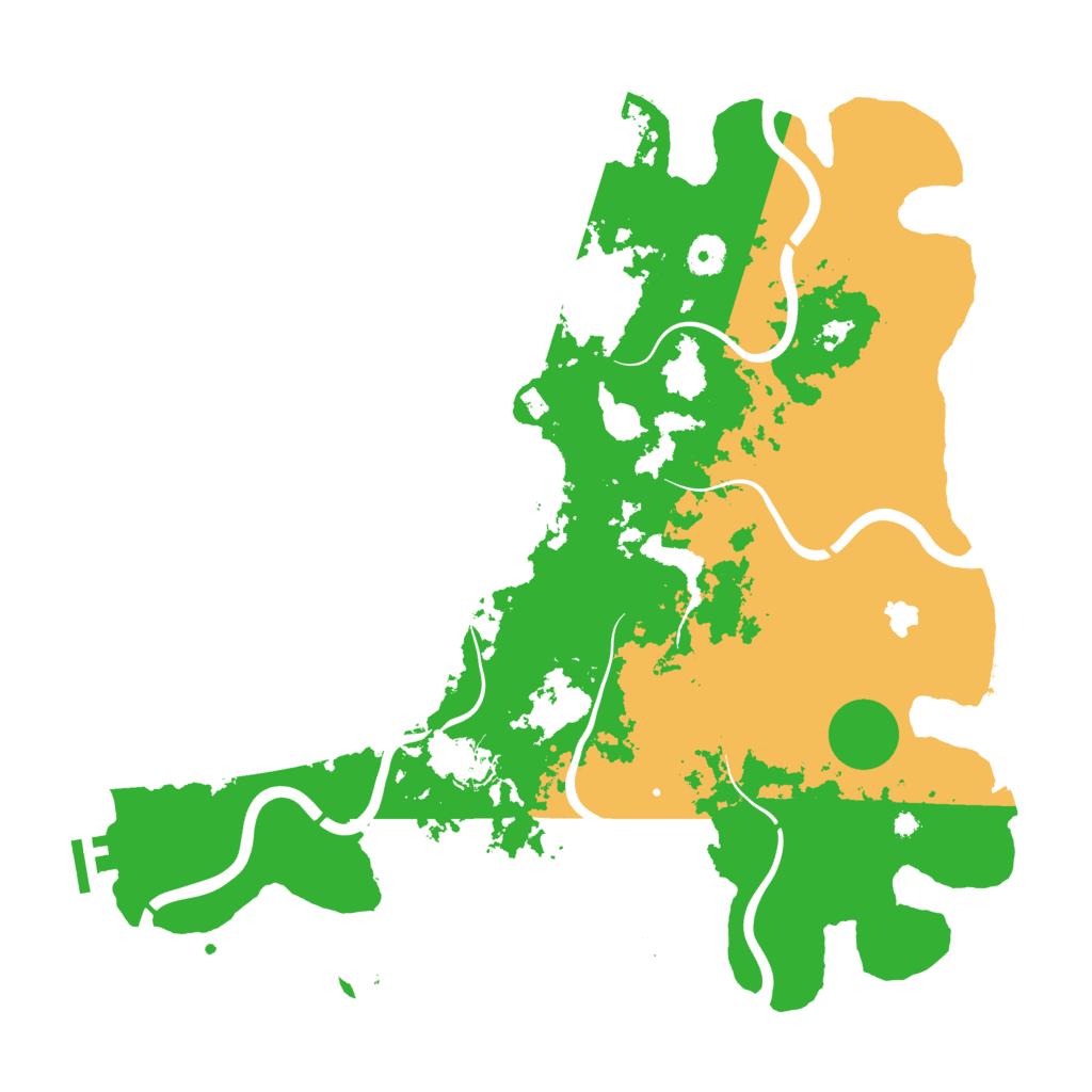 Biome Rust Map: Procedural Map, Size: 4100, Seed: 71890892