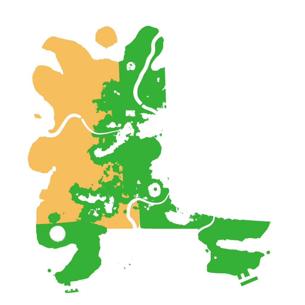 Biome Rust Map: Procedural Map, Size: 3450, Seed: 96683796