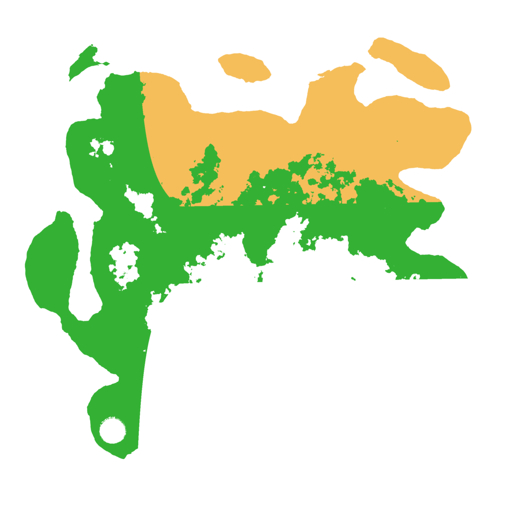 Biome Rust Map: Barren, Size: 3500, Seed: 94872313