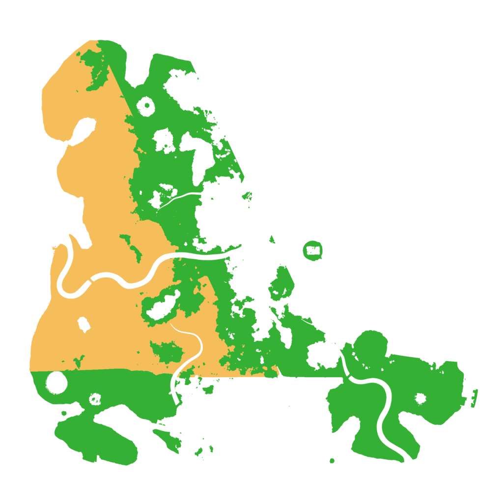 Biome Rust Map: Procedural Map, Size: 4100, Seed: 84273858