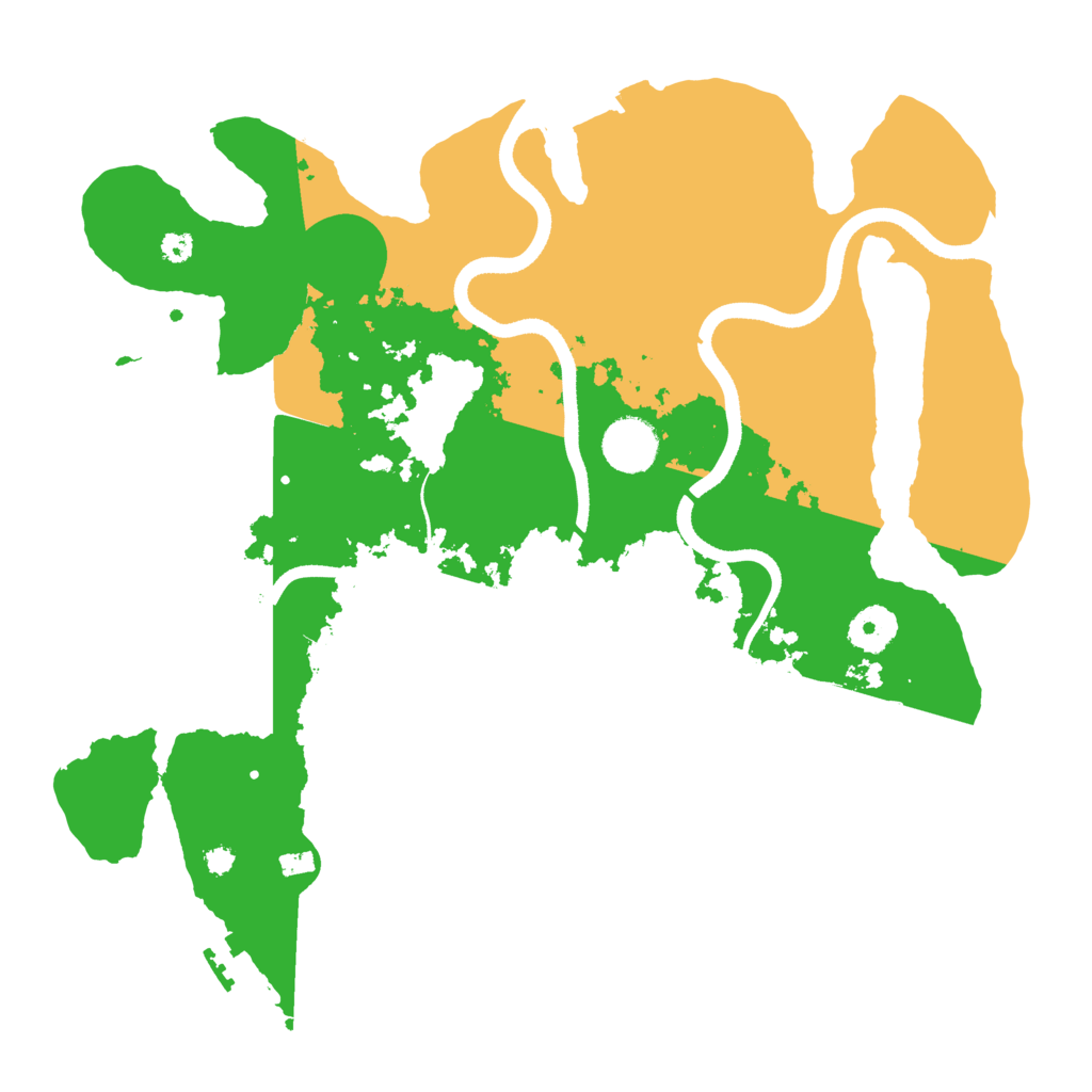 Biome Rust Map: Procedural Map, Size: 3500, Seed: 1621135591