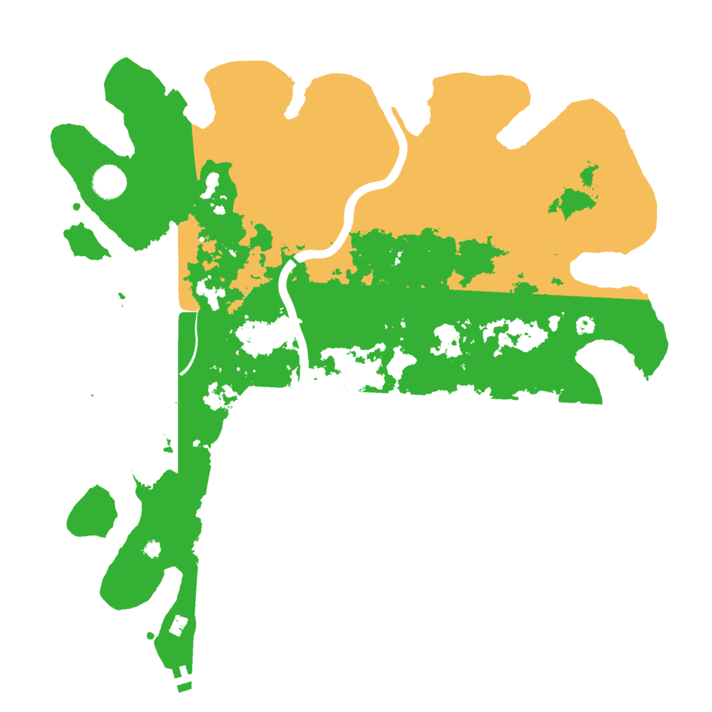 Biome Rust Map: Procedural Map, Size: 3800, Seed: 51533892