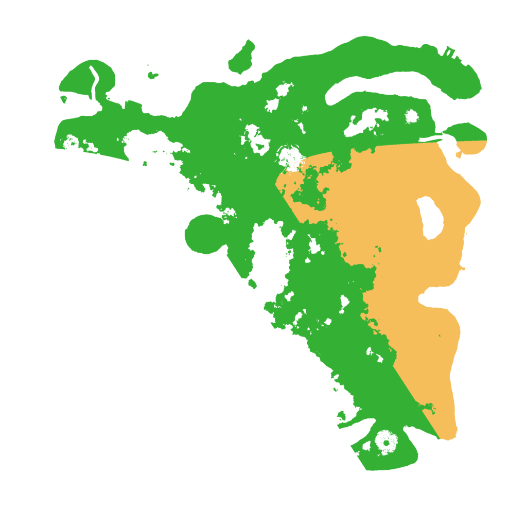 Biome Rust Map: Procedural Map, Size: 3600, Seed: 56513692