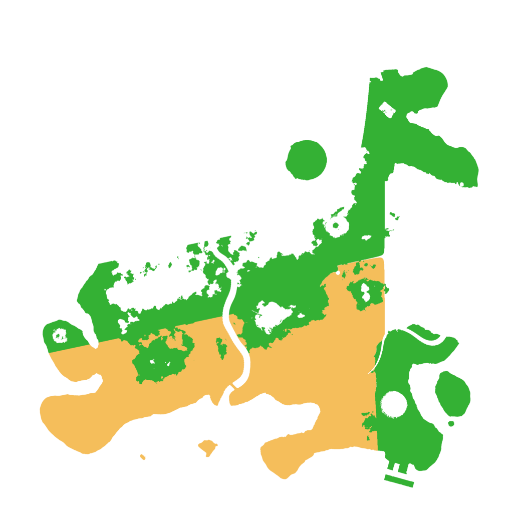 Biome Rust Map: Procedural Map, Size: 3500, Seed: 747517375