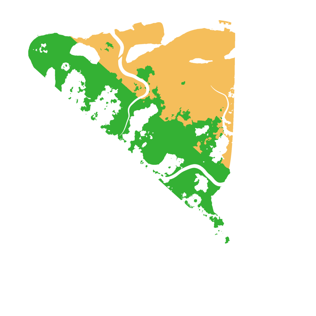 Biome Rust Map: Procedural Map, Size: 3800, Seed: 18610502