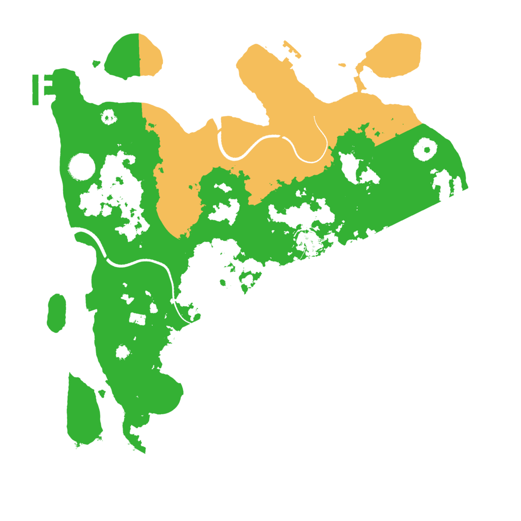 Biome Rust Map: Procedural Map, Size: 3450, Seed: 43537342