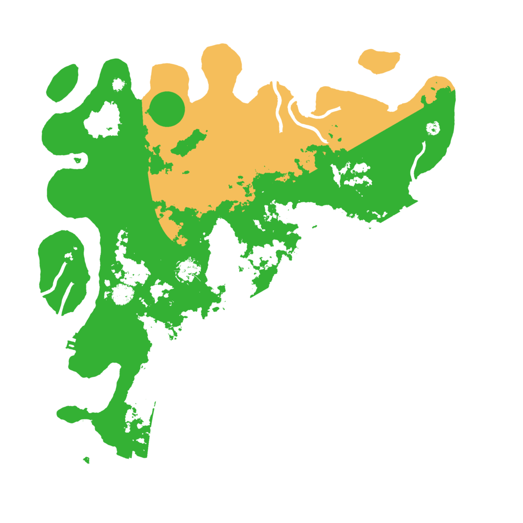 Biome Rust Map: Procedural Map, Size: 3900, Seed: 27498325