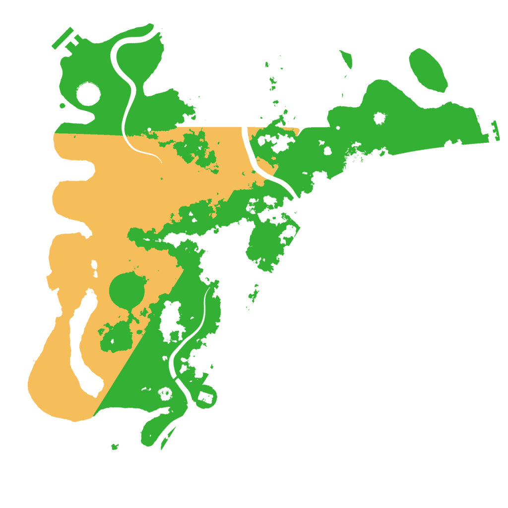 Biome Rust Map: Procedural Map, Size: 3800, Seed: 28306031