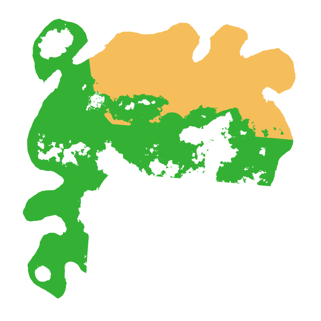 Biome Rust Map: Barren, Size: 3700, Seed: 17696253