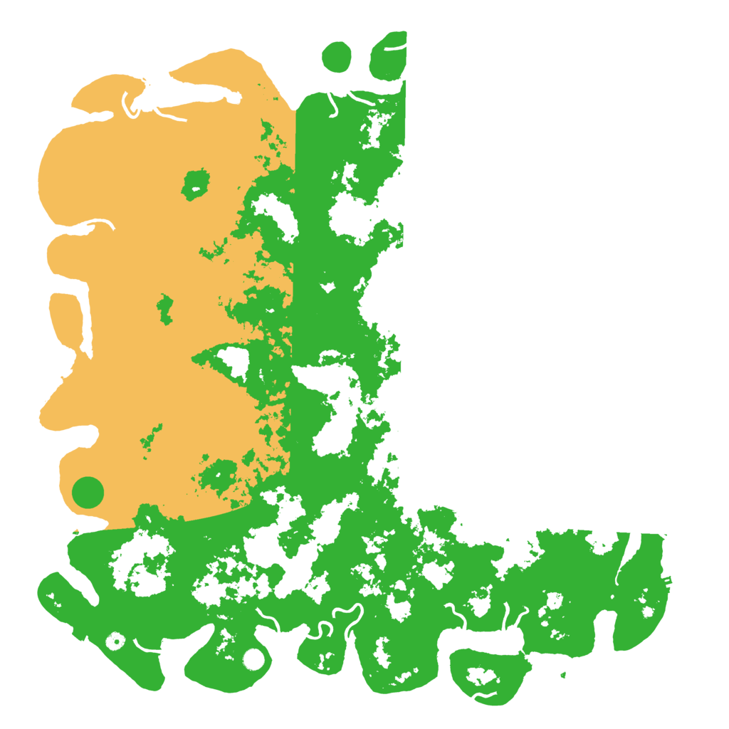 Biome Rust Map: Procedural Map, Size: 6000, Seed: 19951995