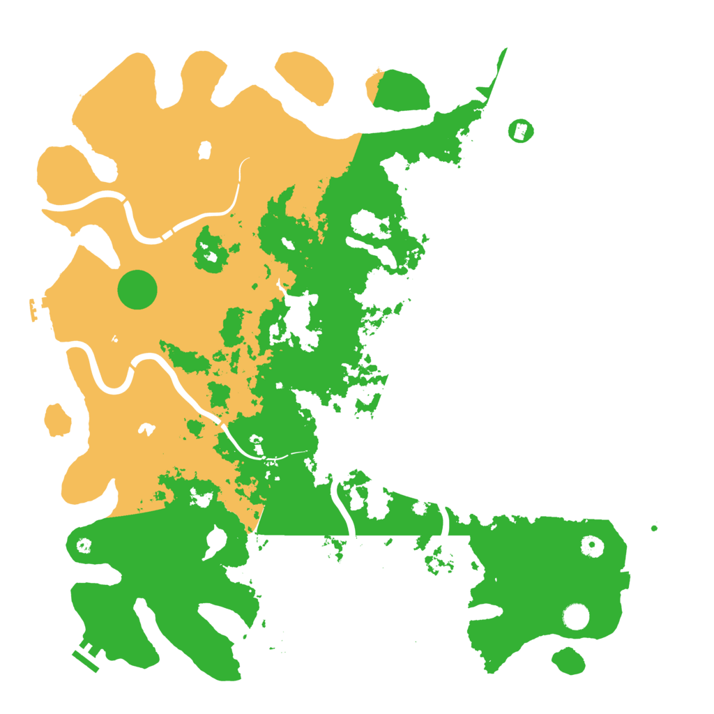 Biome Rust Map: Procedural Map, Size: 4750, Seed: 7449