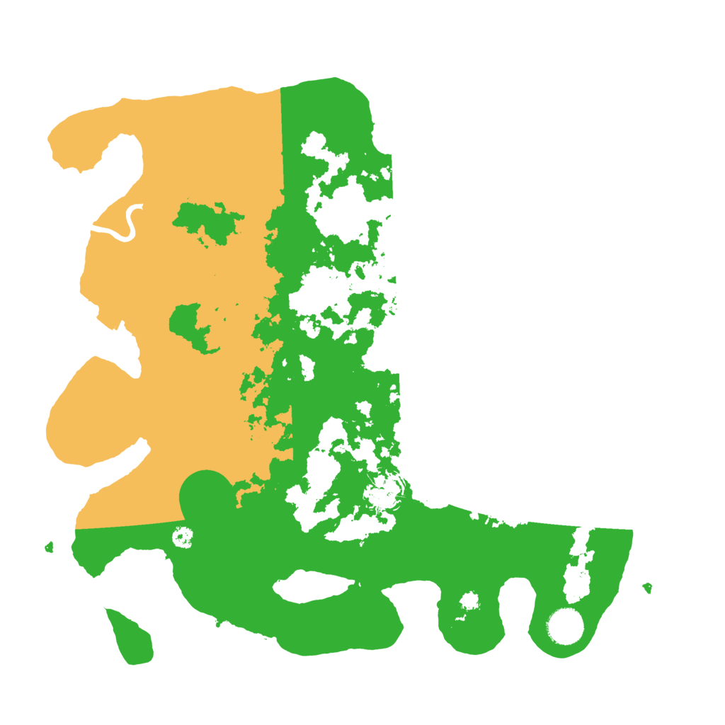 Biome Rust Map: Procedural Map, Size: 3500, Seed: 54909211