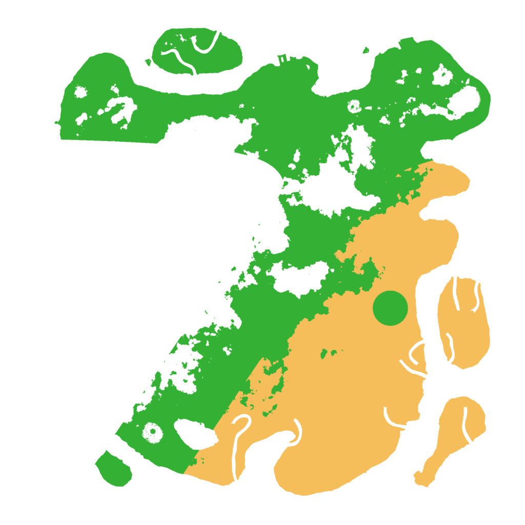 Biome Rust Map: Procedural Map, Size: 3950, Seed: 29252018