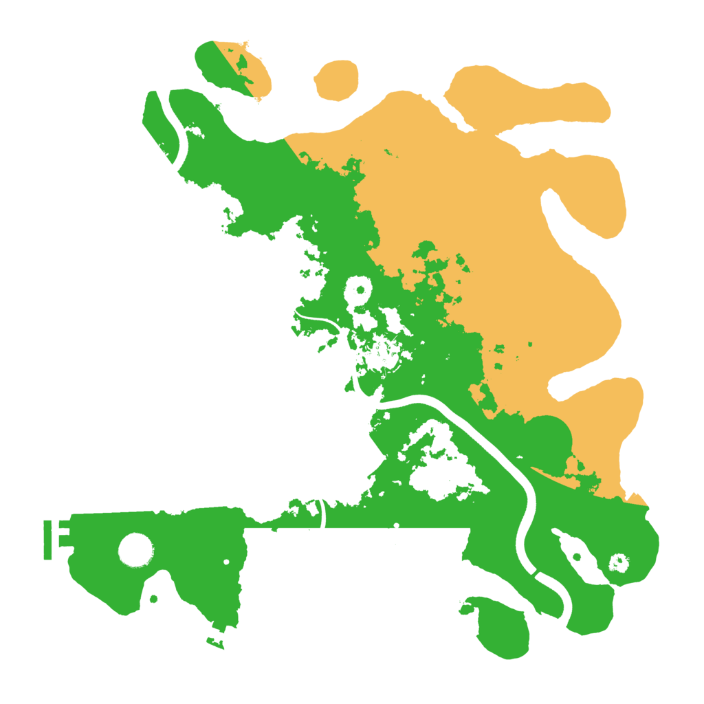Biome Rust Map: Procedural Map, Size: 3600, Seed: 16522715