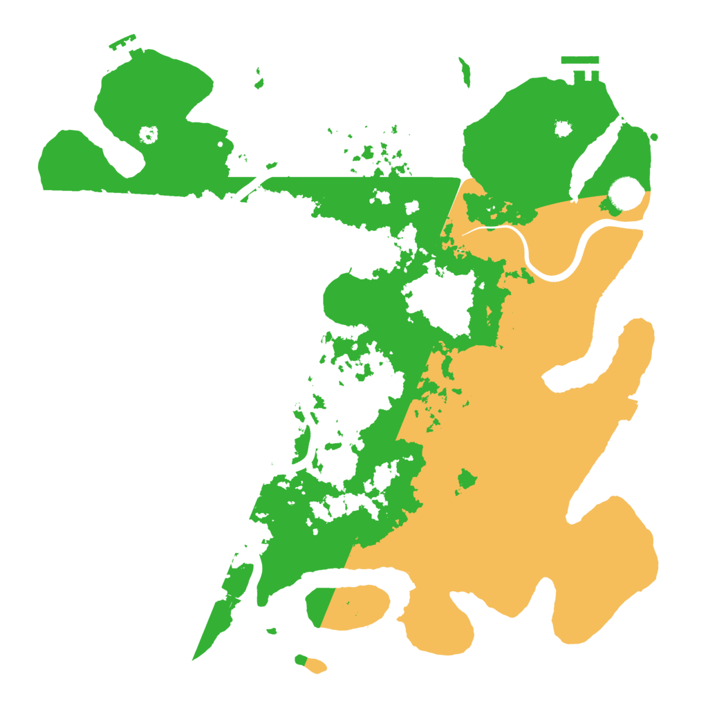 Biome Rust Map: Procedural Map, Size: 3800, Seed: 95636431