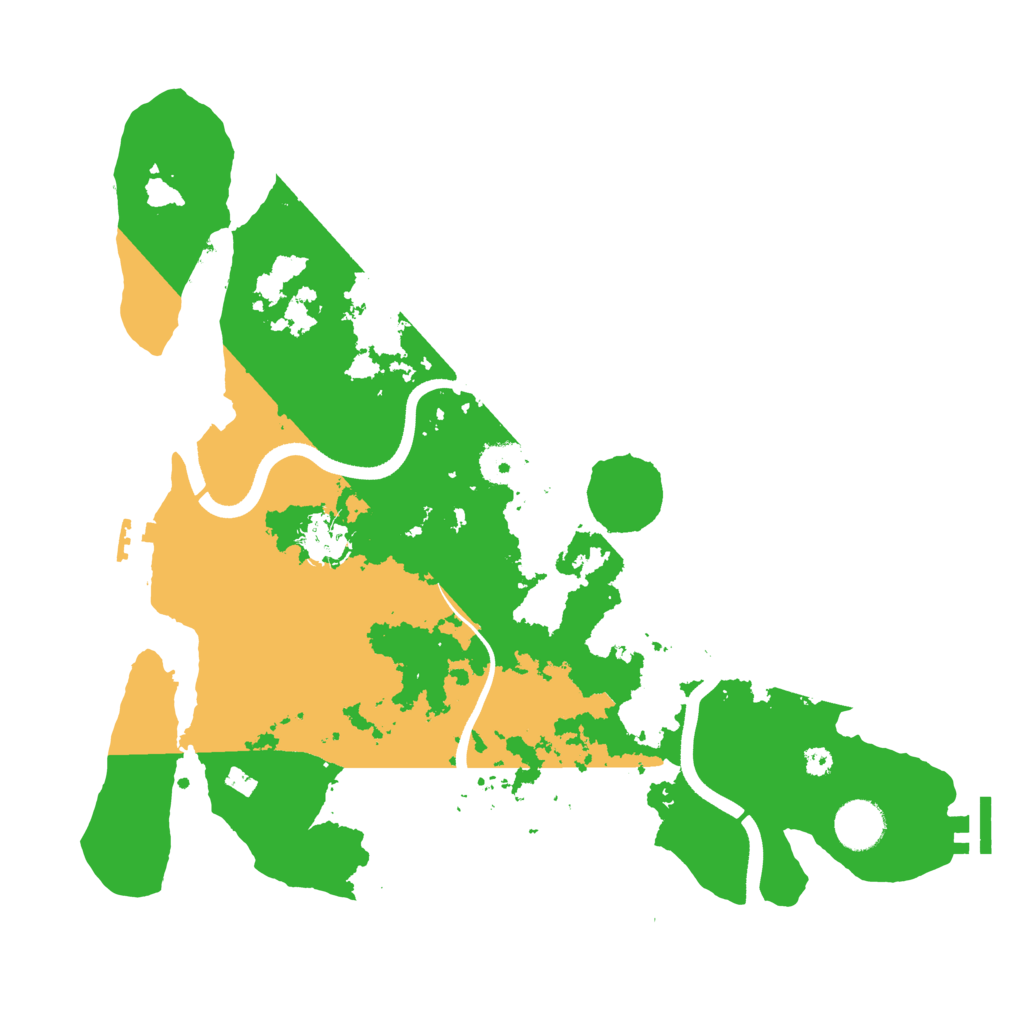 Biome Rust Map: Procedural Map, Size: 3600, Seed: 37634319