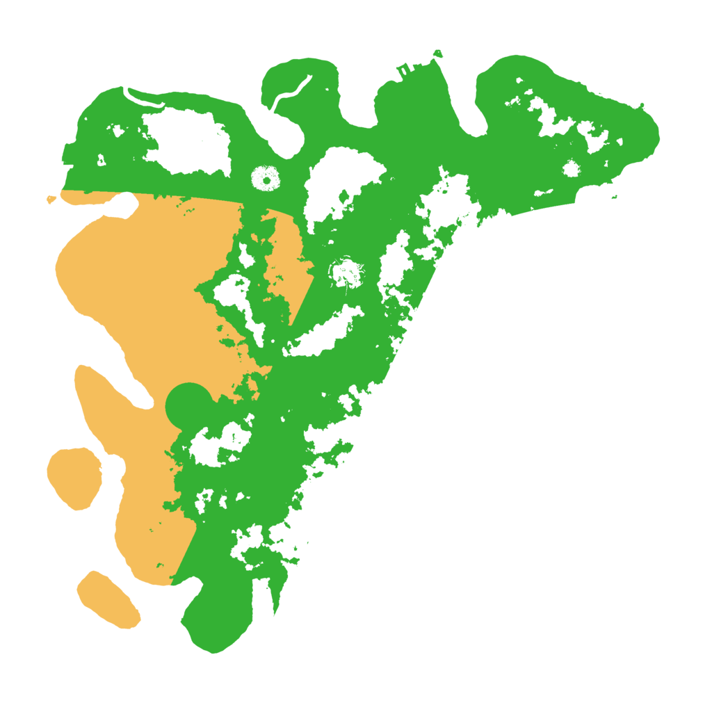 Biome Rust Map: Procedural Map, Size: 3900, Seed: 44974108
