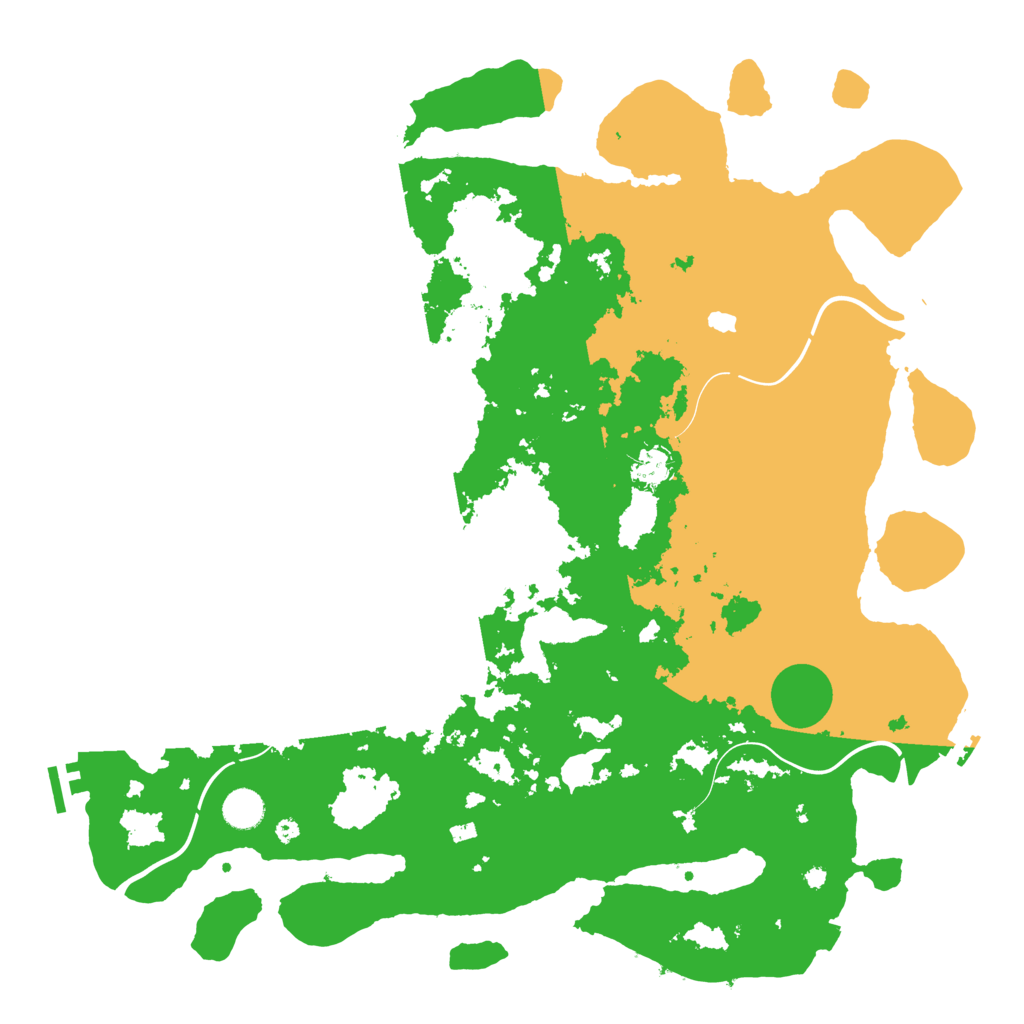 Biome Rust Map: Procedural Map, Size: 4400, Seed: 20044889