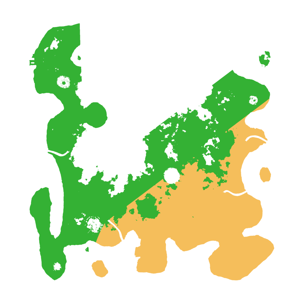 Biome Rust Map: Procedural Map, Size: 3500, Seed: 255648372