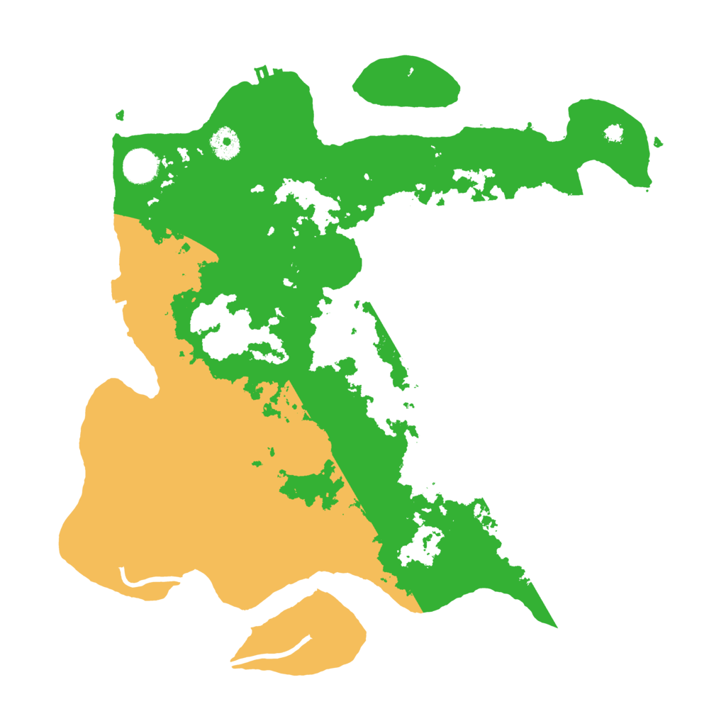 Biome Rust Map: Procedural Map, Size: 3600, Seed: 25286419