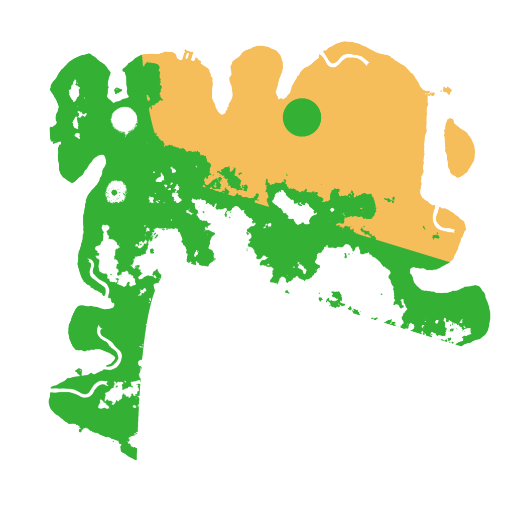 Biome Rust Map: Procedural Map, Size: 3550, Seed: 4167135