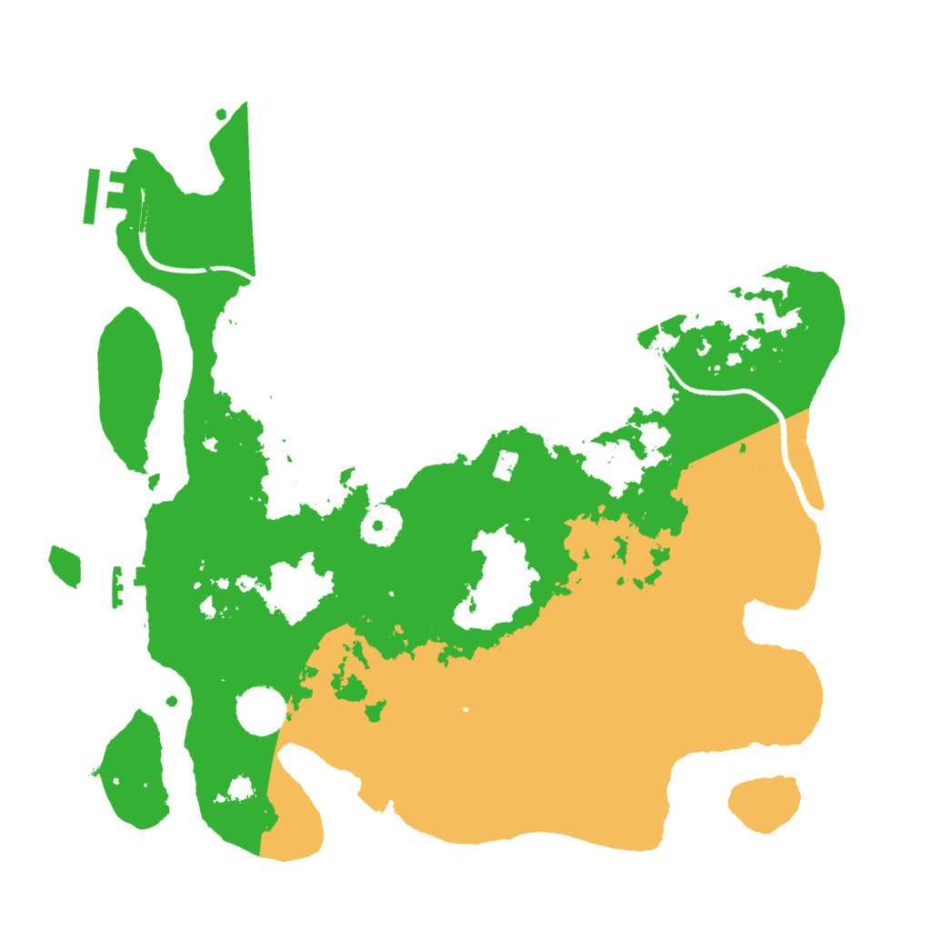 Biome Rust Map: Procedural Map, Size: 3400, Seed: 66402164