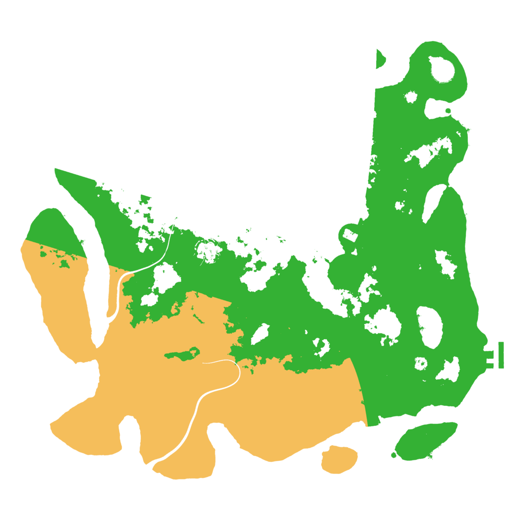 Biome Rust Map: Procedural Map, Size: 3900, Seed: 20108221