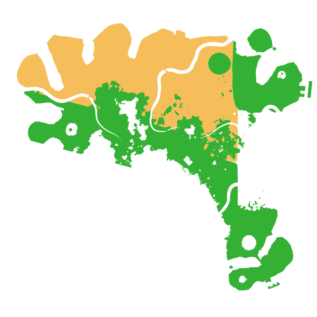 Biome Rust Map: Procedural Map, Size: 3850, Seed: 93629701