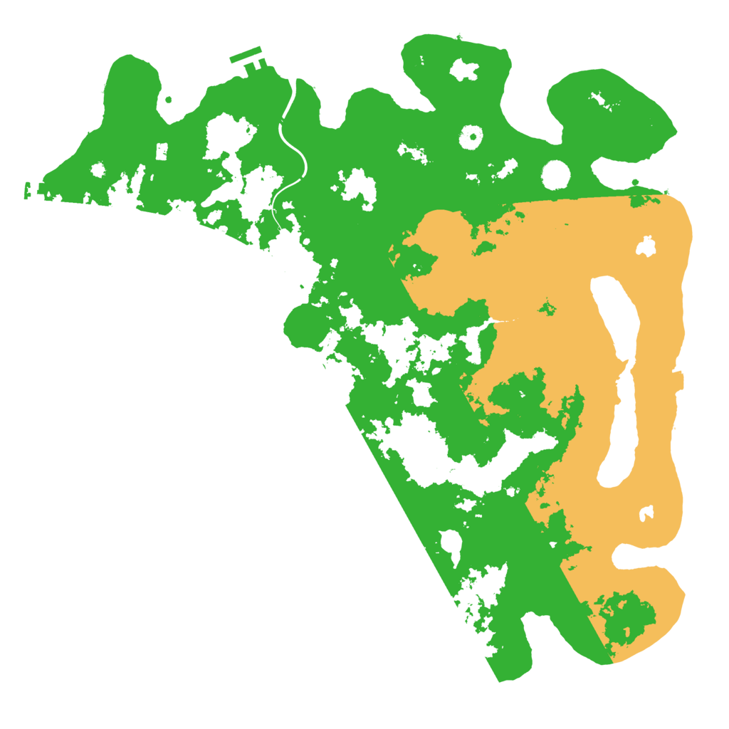 Biome Rust Map: Procedural Map, Size: 4500, Seed: 48915