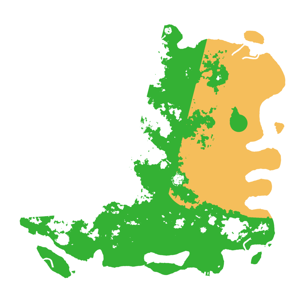 Biome Rust Map: Procedural Map, Size: 4500, Seed: 16249513