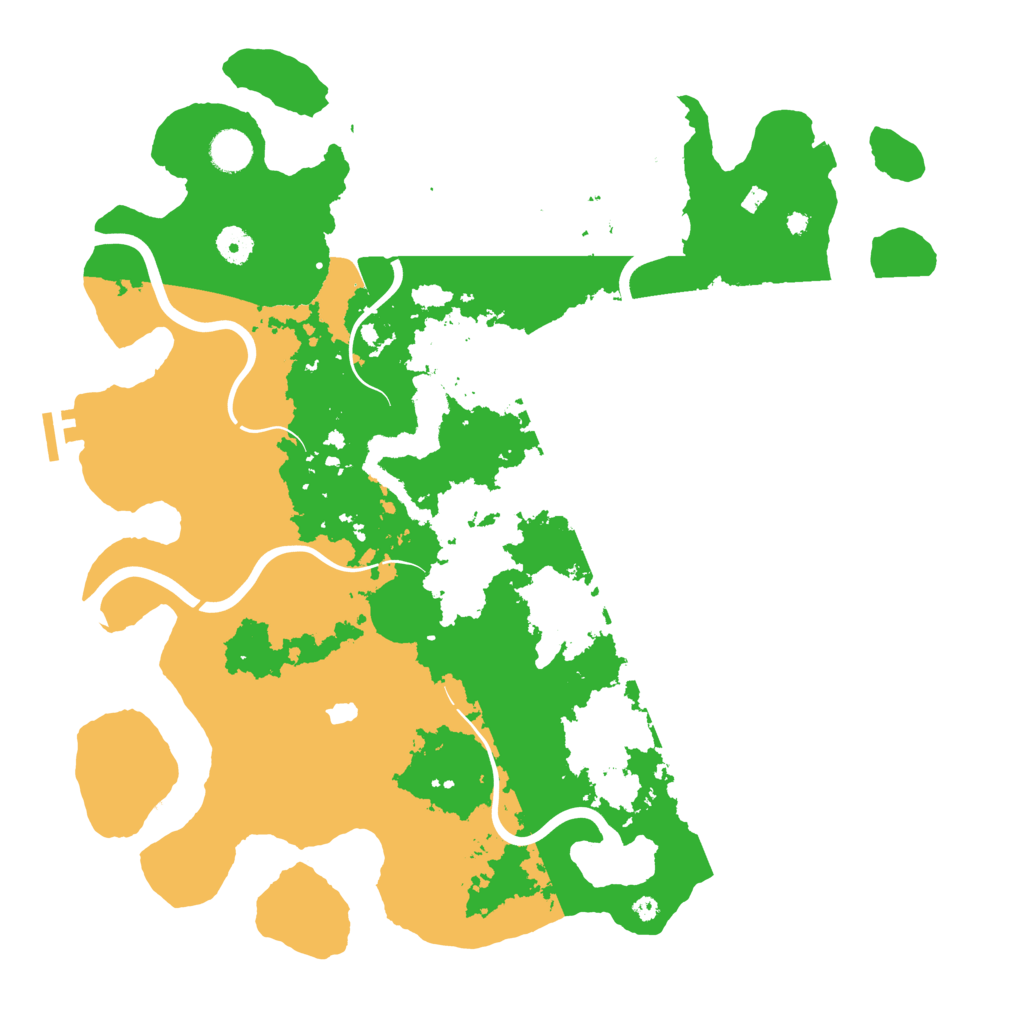 Biome Rust Map: Procedural Map, Size: 4250, Seed: 51244