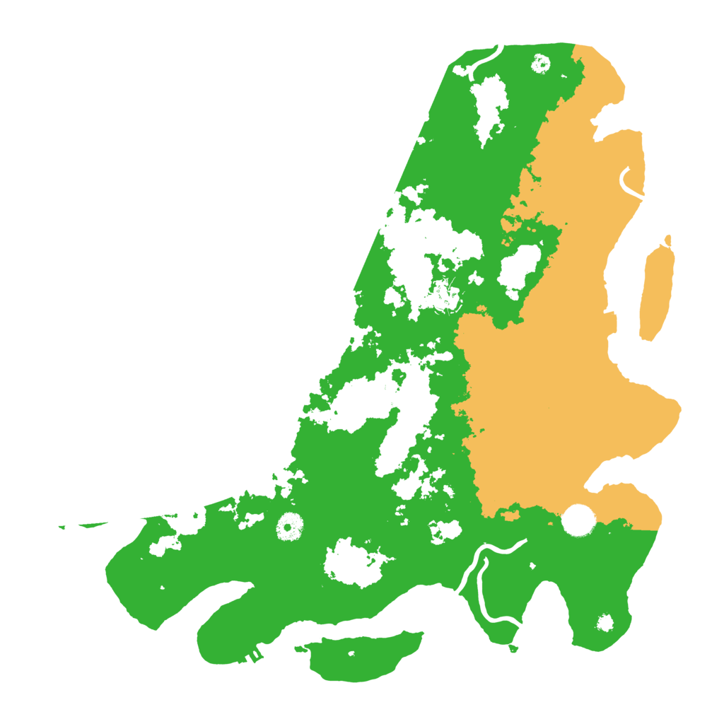 Biome Rust Map: Procedural Map, Size: 3900, Seed: 27317465