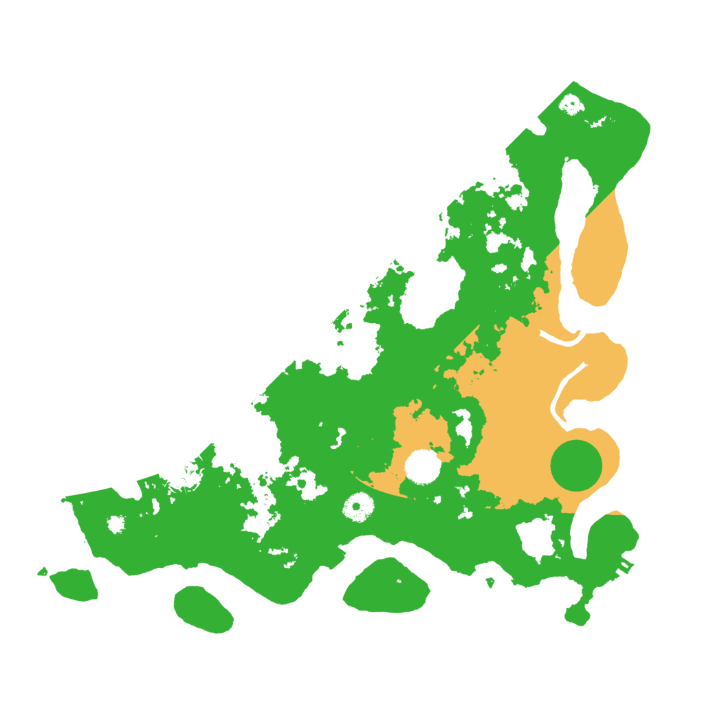 Biome Rust Map: Procedural Map, Size: 3600, Seed: 4625950