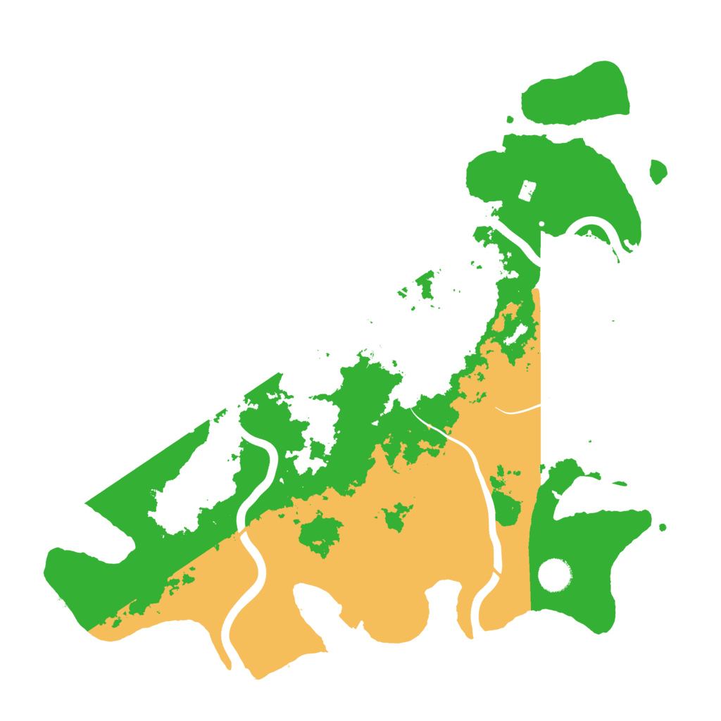 Biome Rust Map: Procedural Map, Size: 3850, Seed: 90495779