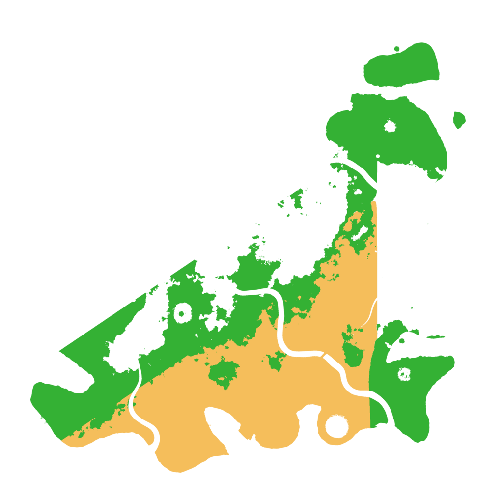 Biome Rust Map: Procedural Map, Size: 3850, Seed: 90495779
