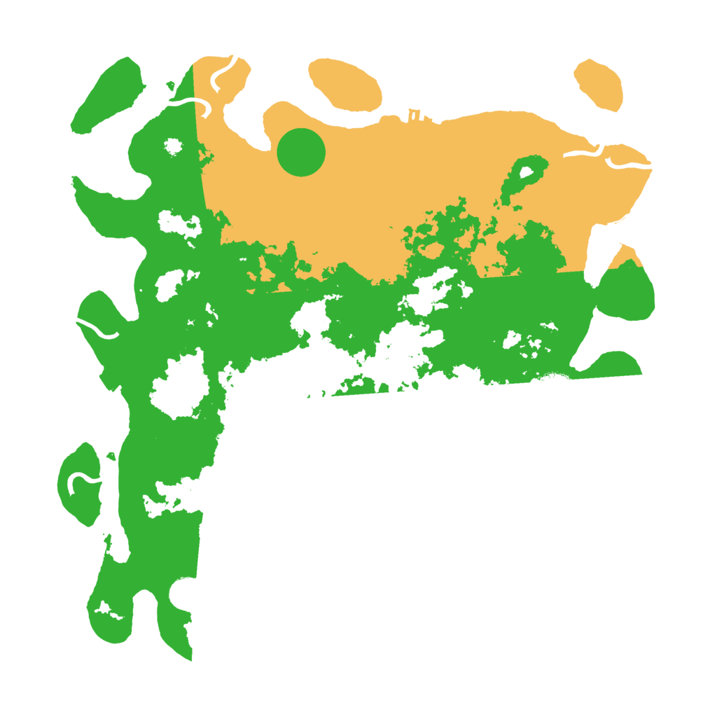 Biome Rust Map: Procedural Map, Size: 3900, Seed: 79025562