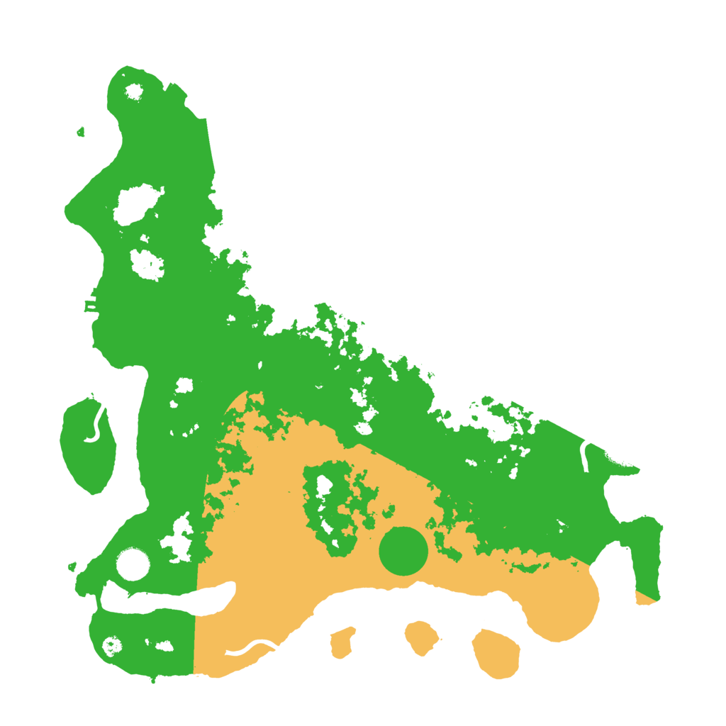 Biome Rust Map: Procedural Map, Size: 3900, Seed: 81752778
