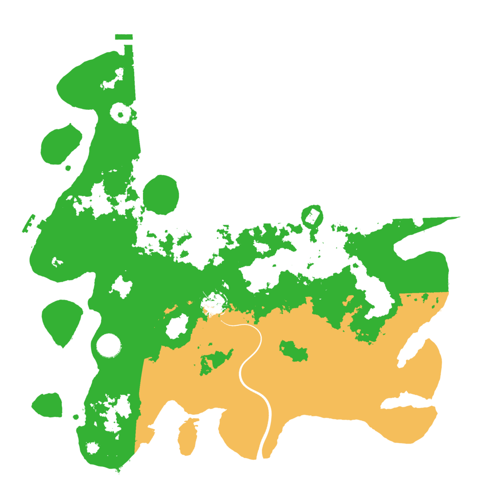 Biome Rust Map: Procedural Map, Size: 3650, Seed: 37931601
