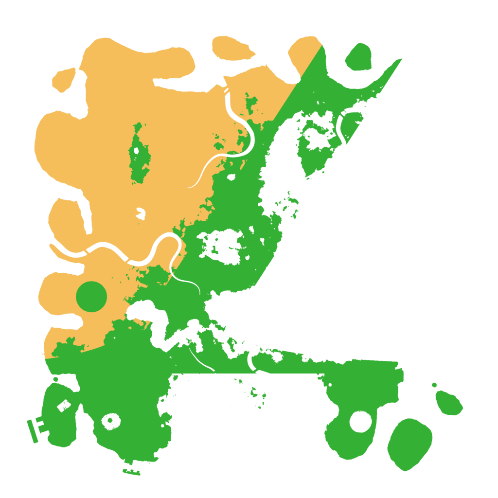 Biome Rust Map: Procedural Map, Size: 4250, Seed: 74282869