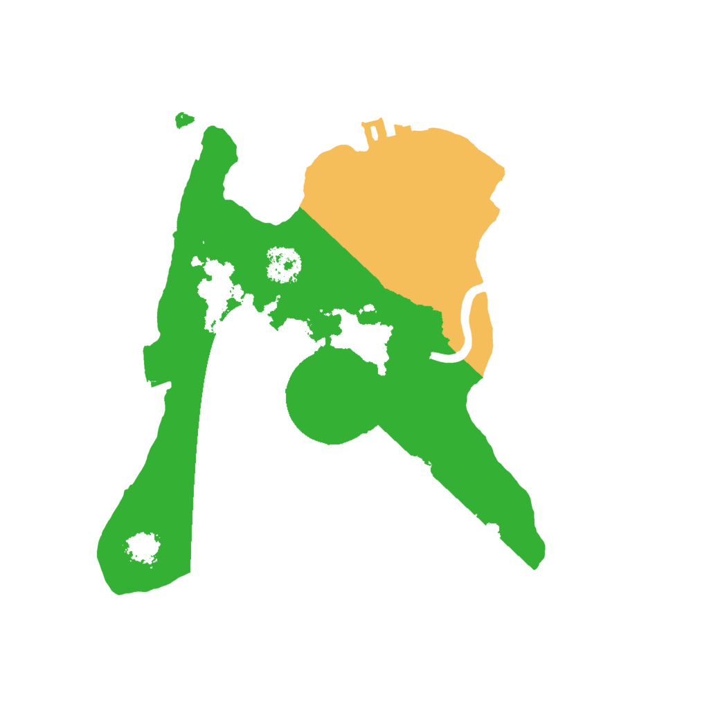 Biome Rust Map: Procedural Map, Size: 2000, Seed: 21113344