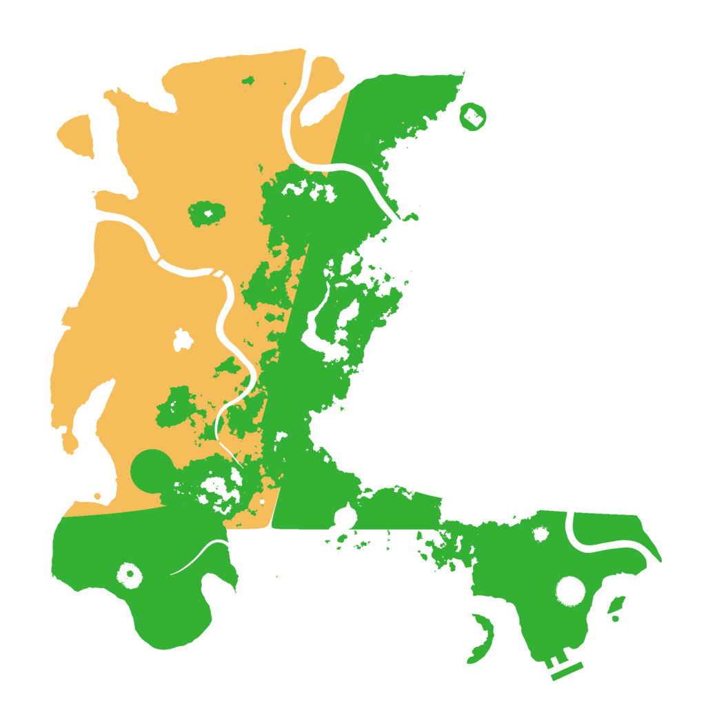 Biome Rust Map: Procedural Map, Size: 4250, Seed: 725415601