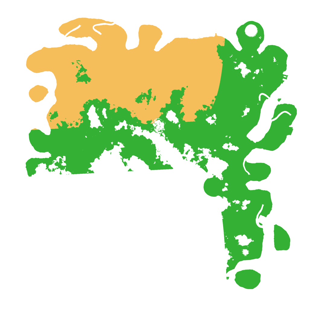 Biome Rust Map: Procedural Map, Size: 4400, Seed: 85664061