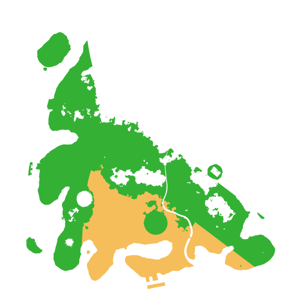 Biome Rust Map: Procedural Map, Size: 3400, Seed: 20468335